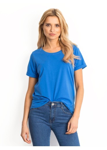 Modré basic tričko