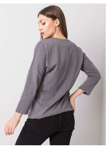 Tmavosivé tričko s potlačou