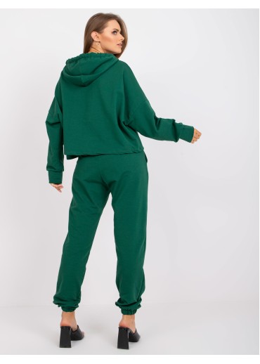 Tmavozelená tepláková súprava