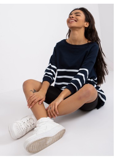 Modrá dámska mikina