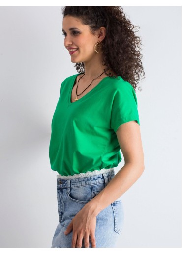 Zelené basic tričko