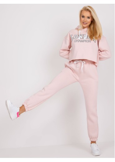 Púdrovo ružová tepláková súprava