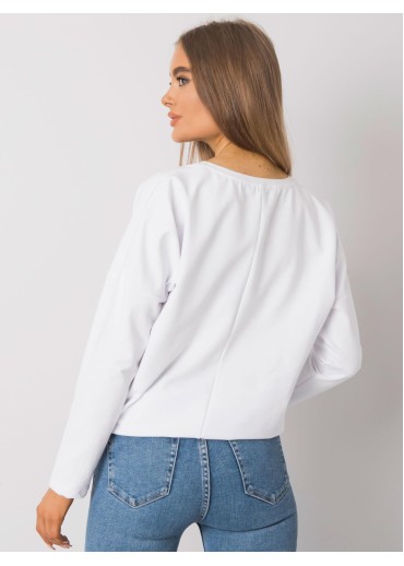 Biele tričko s dlhým rukávom