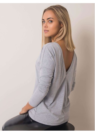 Sivé tričko s dlhým rukávom