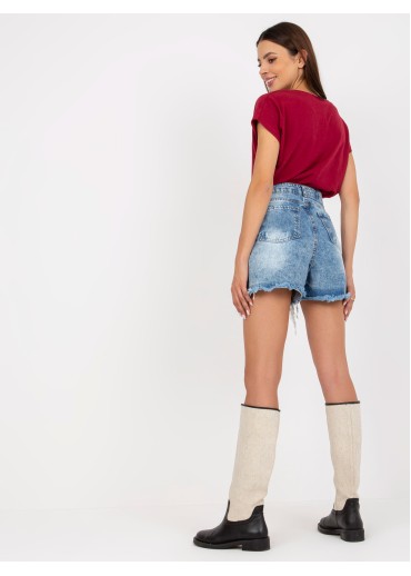 Bordovo červené basic tričko