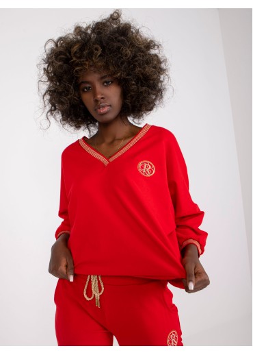 Červená tepláková súprava