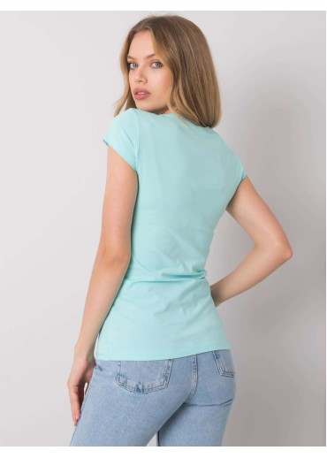 Svetlomodré bavlnené tričko
