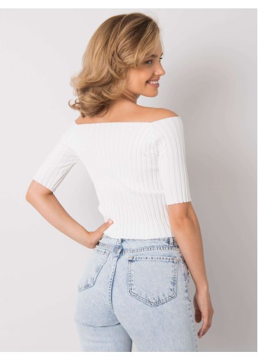 Biele crop top tričko