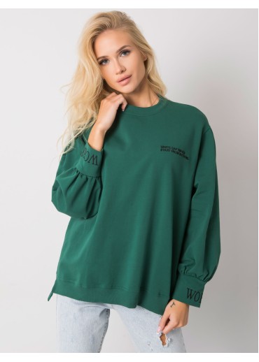 Tmavozelené bavlnené tričko