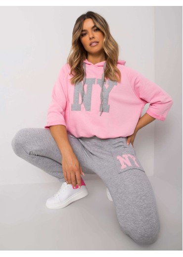 Ružová tepláková súprava