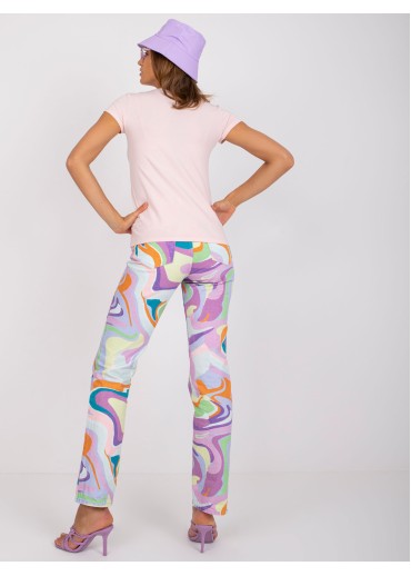 Púdrovo ružové basic tričko