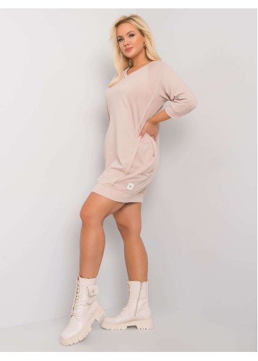 Béžovo hnedá tunika