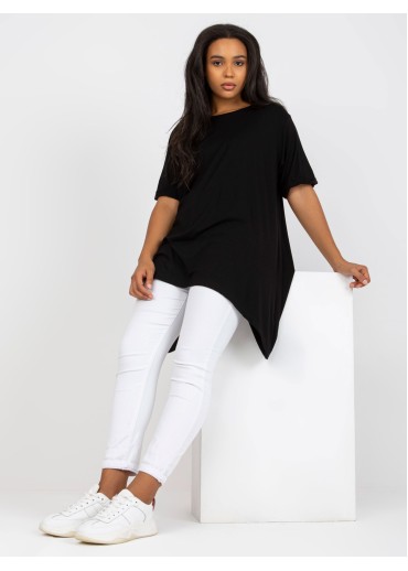 Čierna tričková tunika