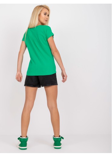 Zelené basic tričko