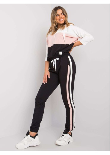 Tmavopúdrovo ružová tepláková súprava