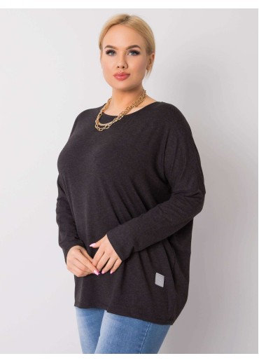 Grafitovo sivé tričko