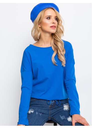 Svetlomodré tričko s dlhým rukávom