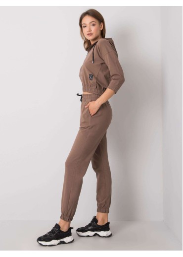 Hnedá tepláková súprava