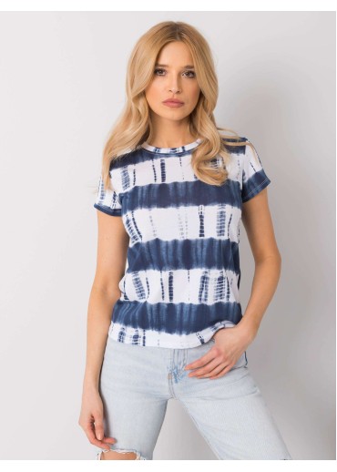 Modré pruhované tričko