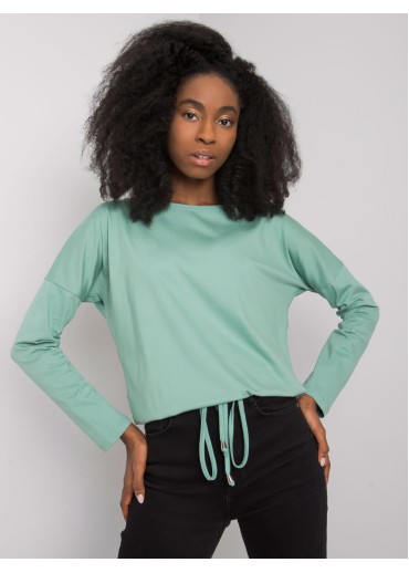 Zelené tričko so šnúrkou