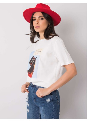 Biele bavlnené tričko