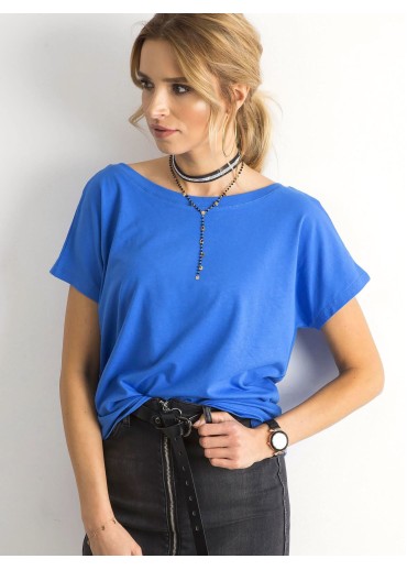 Svetlomodré bavlnené tričko