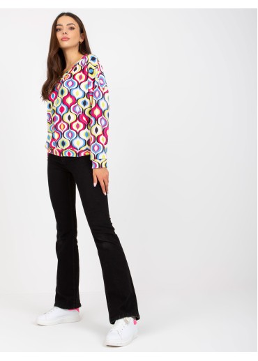 Ružové vzorované tričko