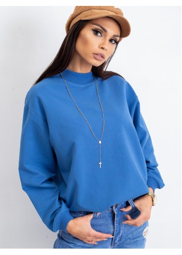 Svetlomodrá basic mikina