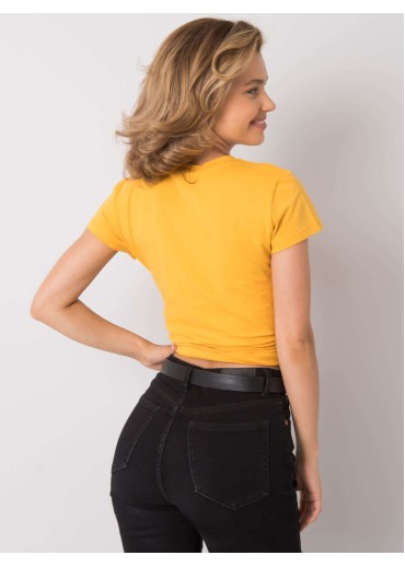 Žlté basic tričko