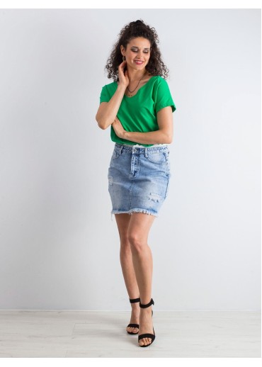 Zelené basic tričko