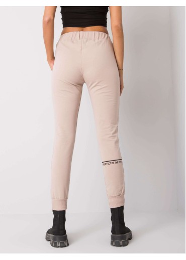 Béžovo hnedé tepláky