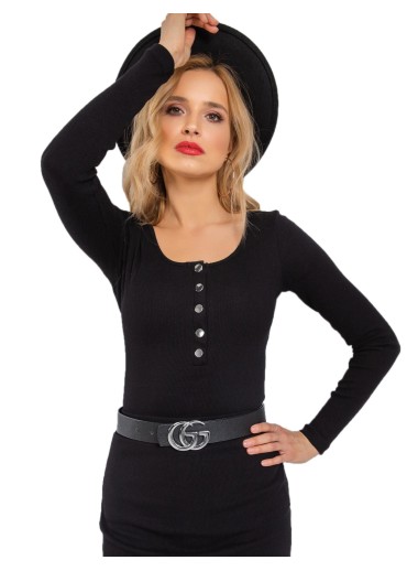 Čierne tričko s dlhým rukávom