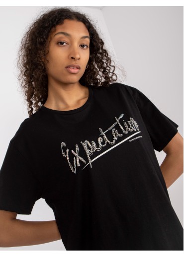 Čierne basic tričko