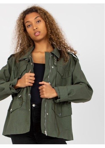 Khaki zelená bunda