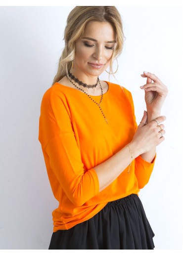 Oranžové bavlnené tričko