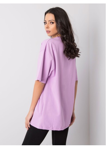 Fialové basic tričko