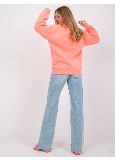 Ružová oversize mikina