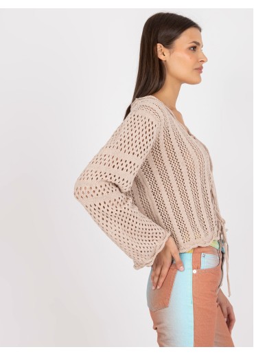 Béžovo hnedý sveter