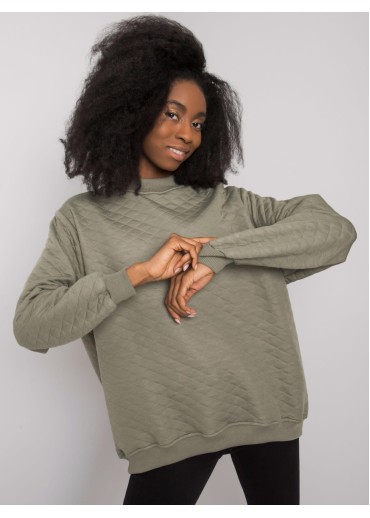 Khaki zelená dámska mikina