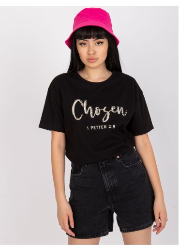 Čierne basic tričko