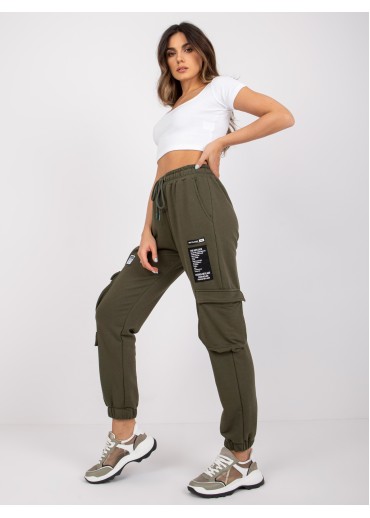 Khaki zelené tepláky