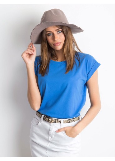 Modré basic tričko