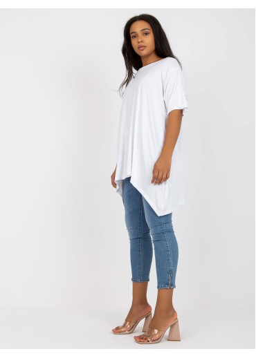 Biela tričková tunika