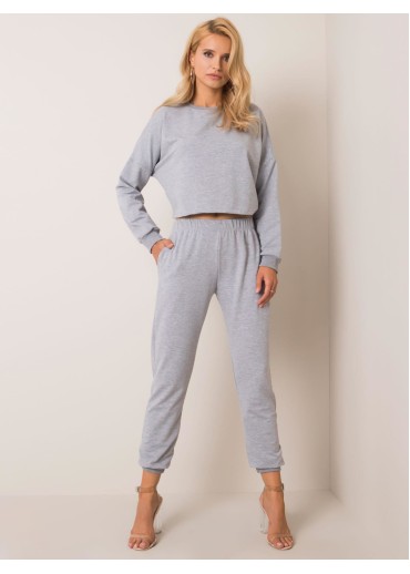 Sivá tepláková súprava