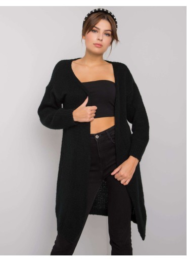 Čierny kardigán