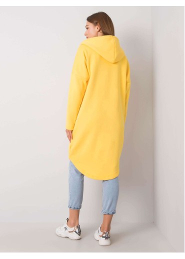 Žltá predĺžená mikina