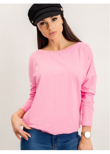 Ružové tričko s dlhým rukávom