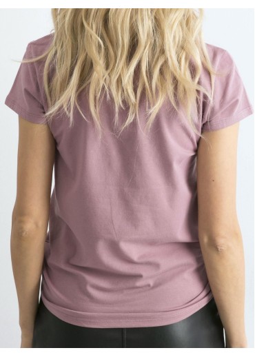 Ružové basic tričko
