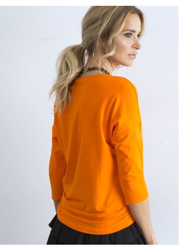 Oranžové bavlnené tričko