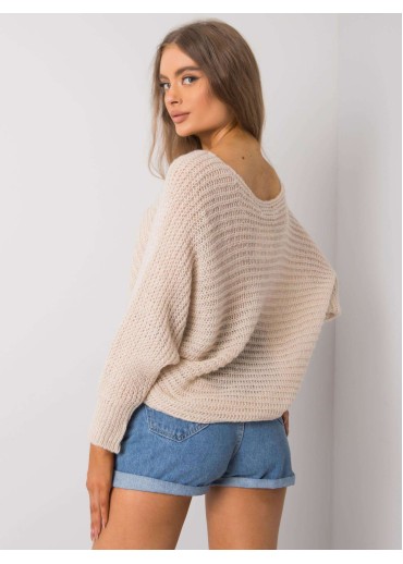 Béžovo hnedý sveter